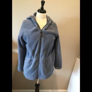 Woolrich, Large blue fleece jacket.